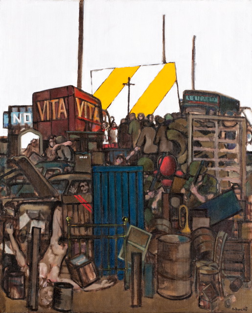 « Vita » Huile sur toile 100 x 81 cm 1970 
